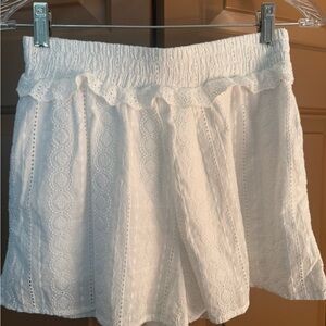 Whiteroom + Cactus White Eyelet Lace Shorts - NWOT
